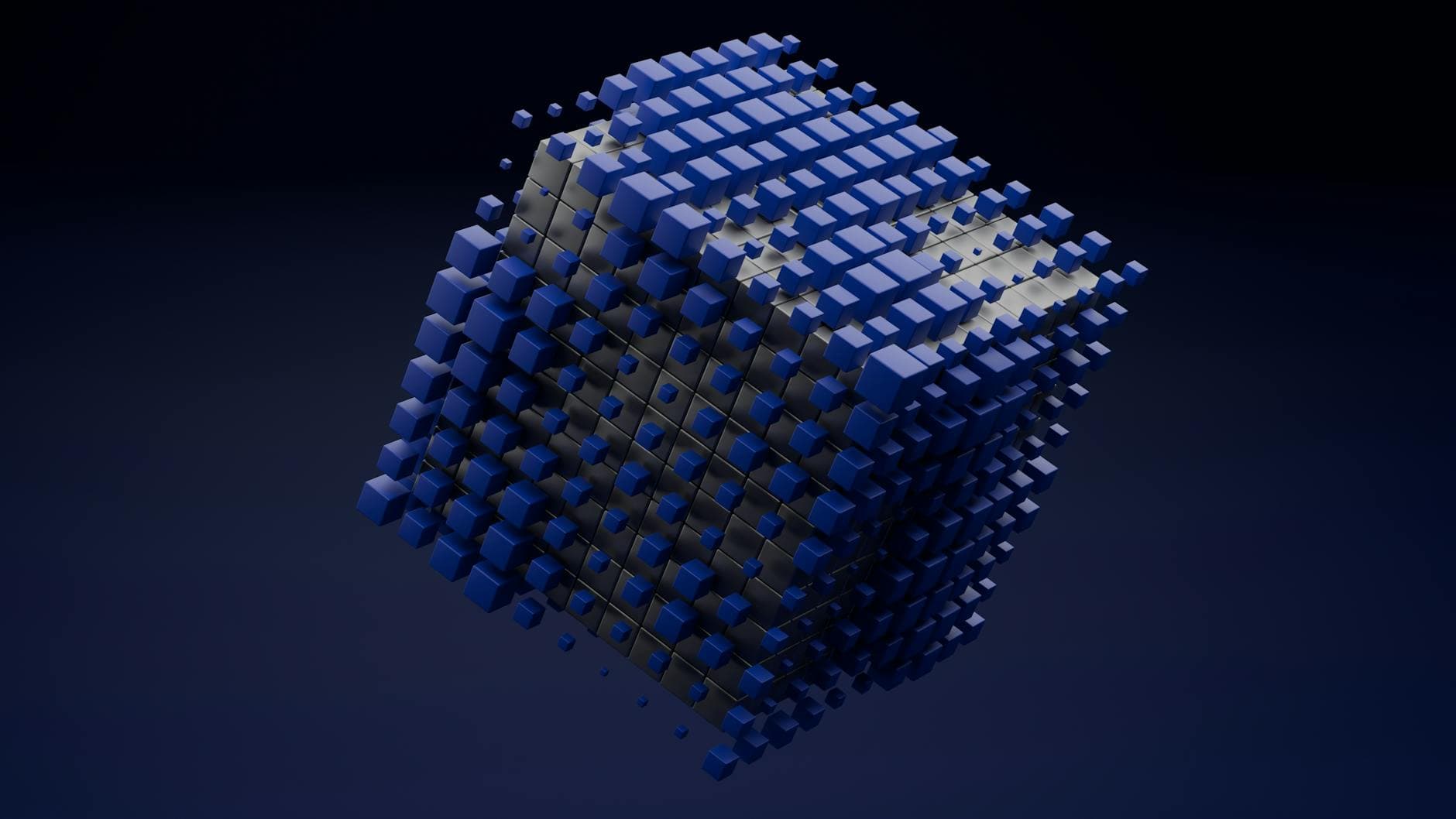 Futuristic abstract technology graphic representing emerging SEO techniques